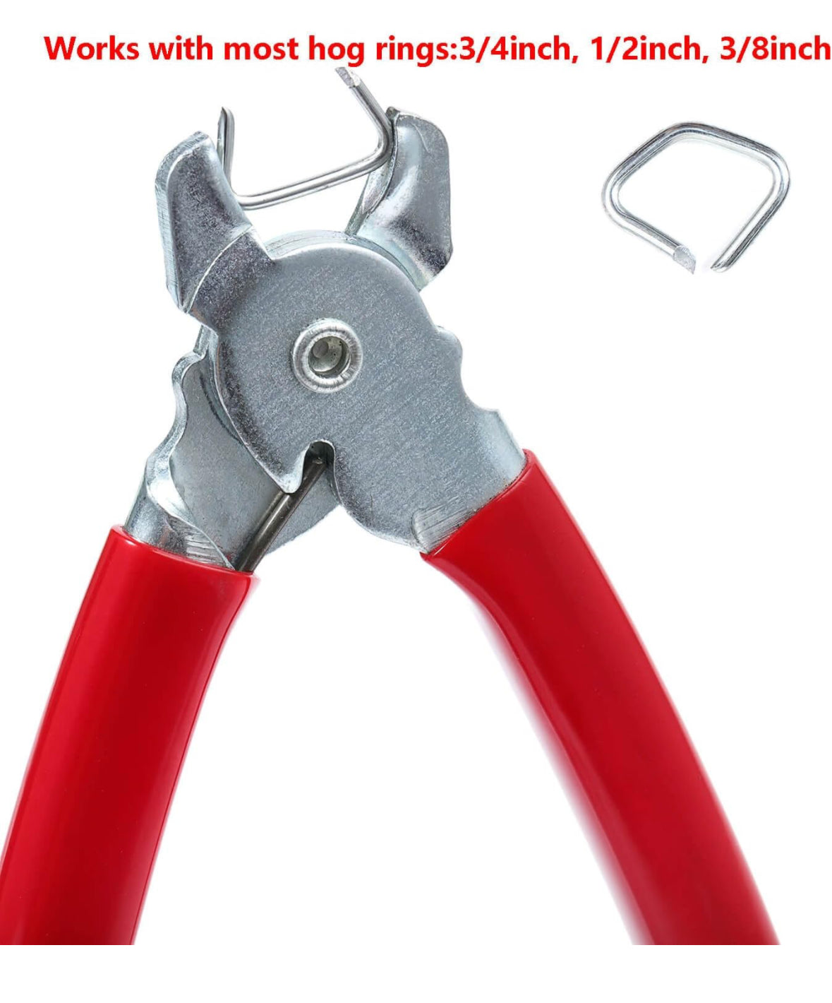 Hog Ring Plier with 200 Rings
